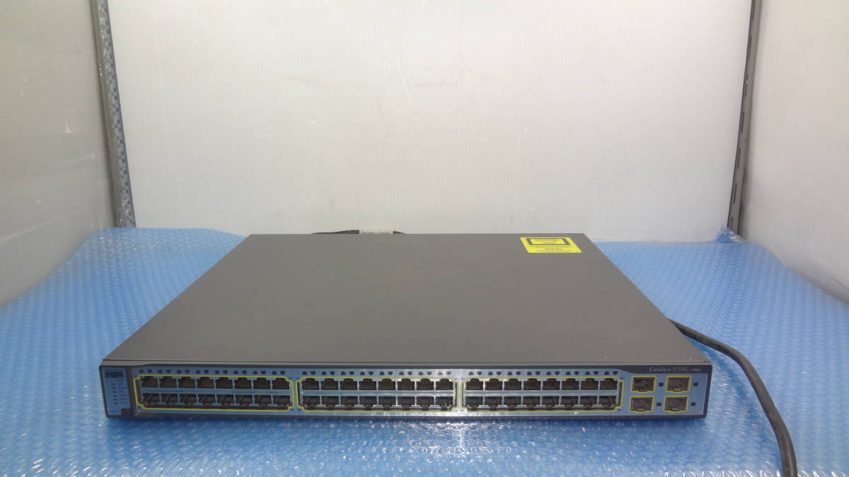 新作入荷，限定セール Cisco Catalyst 3750G Series WS-C3750G-48TS-E V04 初期化済み 品(イーサネットハブ)｜売買されたオークション情報、yahooの商品情報をアーカイブ公開 - オークファン イーサネットハブ