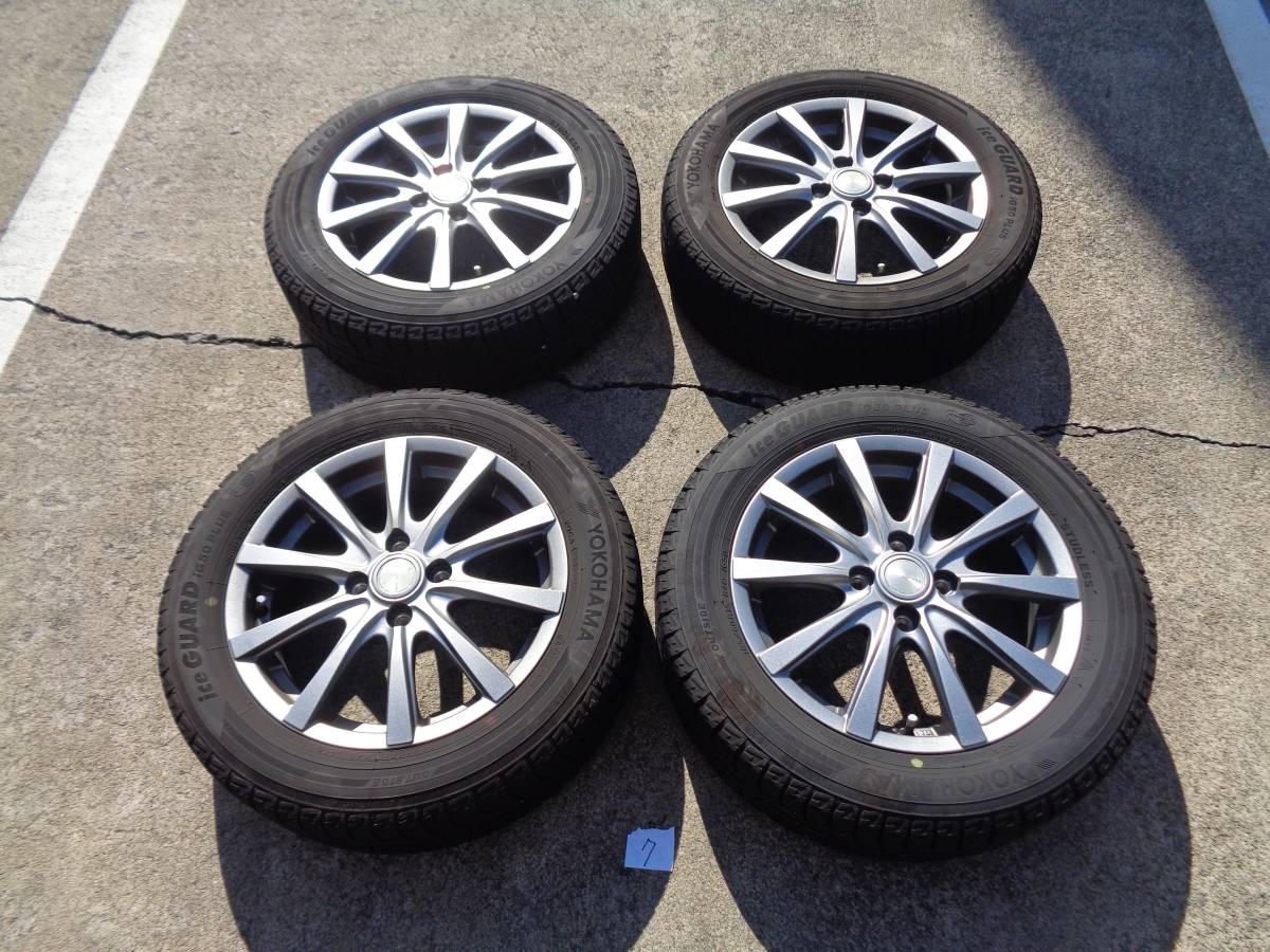 185⁄60R15 YOKOHAMA PLUS ice GUARD iG50 4本 15インチ スタッドレス 