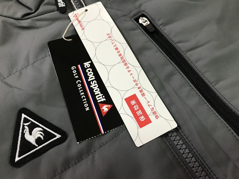 coq sportif le 0 30％OFFセール！ ゴルフ） Le coq sportif GOLF (ルコックゴルフ) 中綿ジャケット QGMMJK13AT(GY00)Ｌ