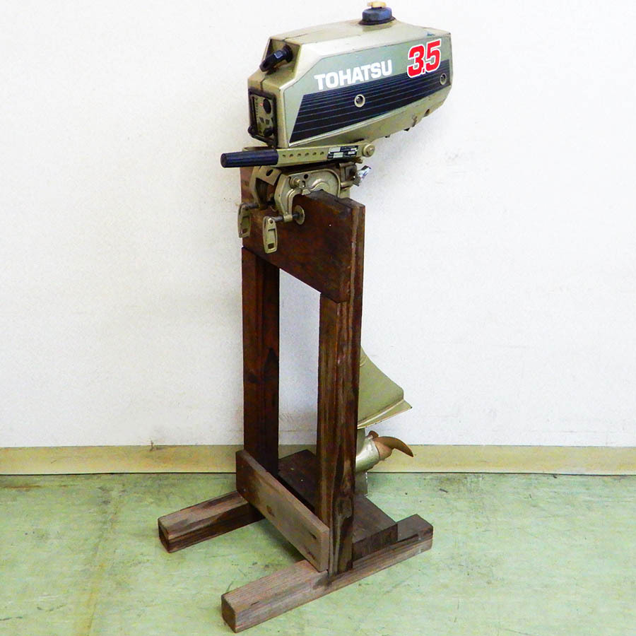 【SALE，定番】 配送不可 引取り限定 ジャンク扱い TOHATSU/トーハツ 小型船舶用 船外機 309 3.5馬力 M3.5A 動作未確認 広島県 X3872(10馬力未満)｜売買されたオークション情報、yahooの商品情報をアーカイブ公開 - 10馬力未満