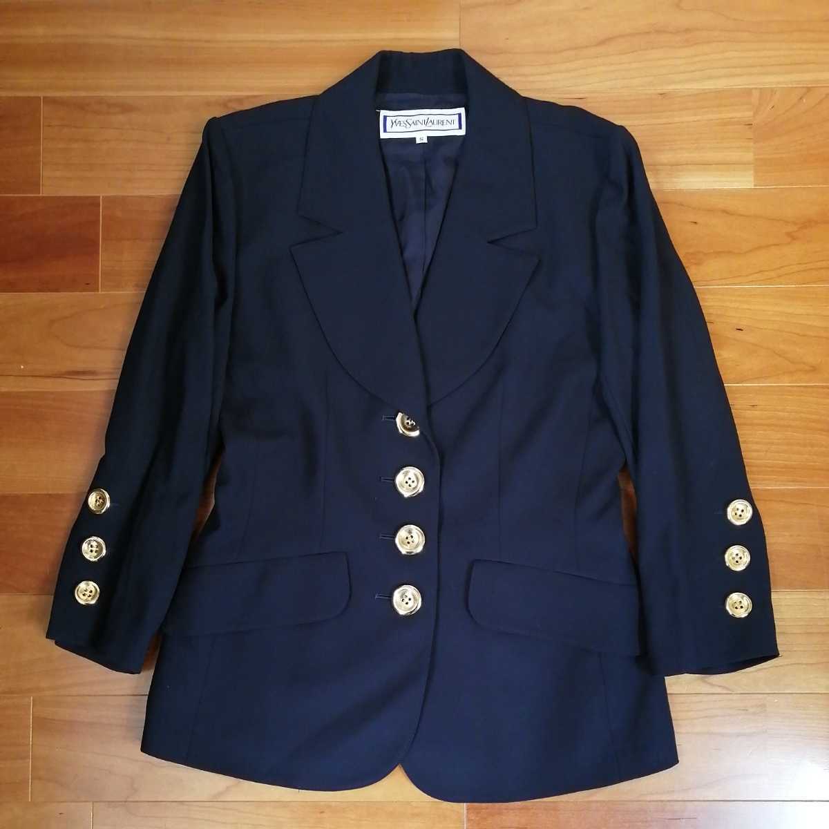 YEVS SAINT LAURENT☆イヴ・サンローラン☆テーラードジャケット 