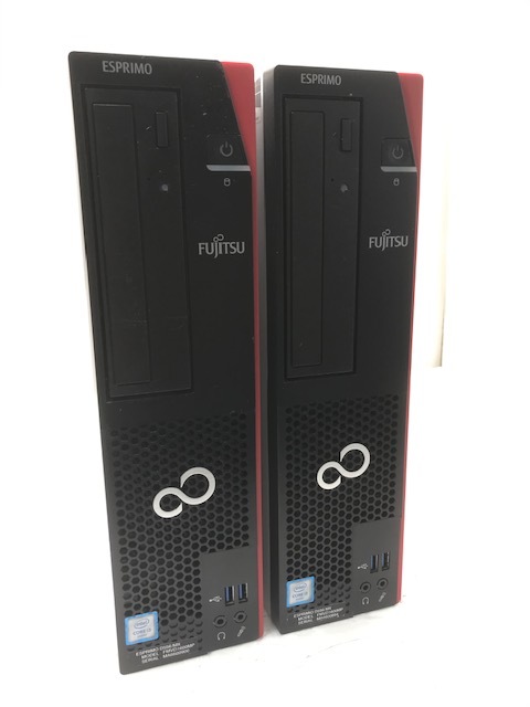 ◆◇3696 FUJITSU ESPRIMO D556/MX Core i3-6100 3.70GHz 第6世代 2台セット デスクトップPC ◇◆