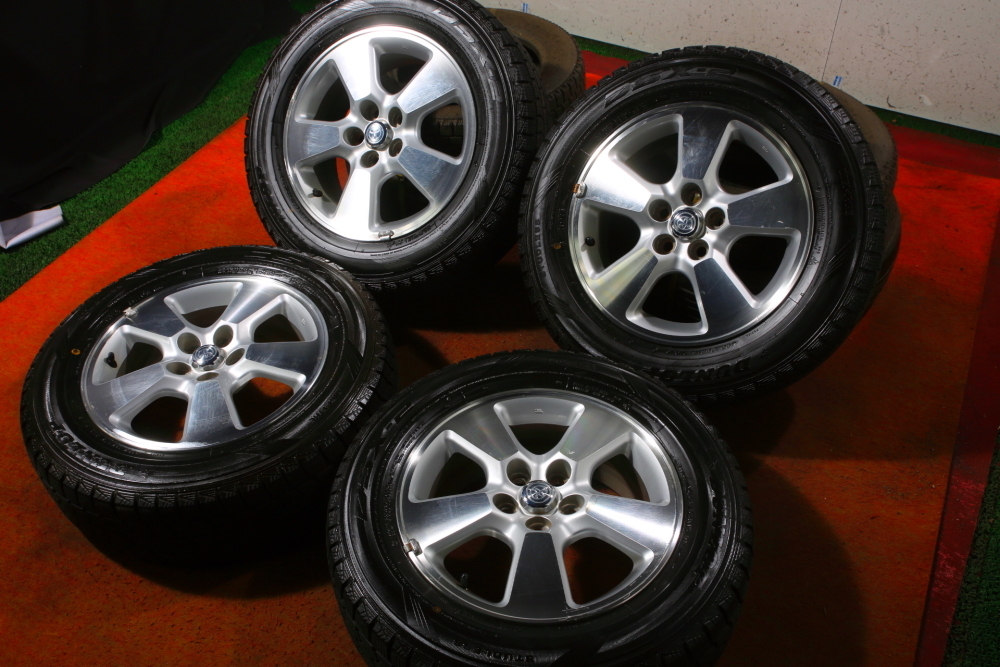 195/65R15 トヨタ純正アルミ ダンロップ スタッドレス 4本SET PCD100