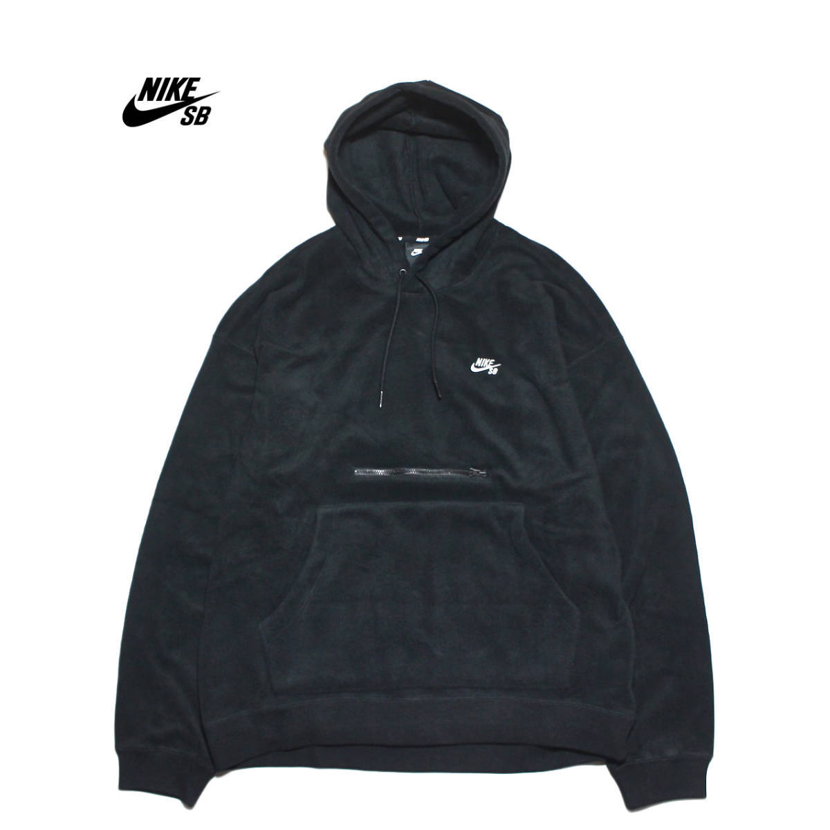 【新品】ナイキ SB ノベルティ フーディ【010：黒】XL スケボー フリース パーカー トレーニング アウトドア NIKE SB NSW ACG NIKE SKATE SB&frasl;ナイキエスビー メンズ パーカー SWOOSH