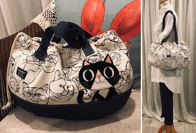 minne ⑤ハンドメイド＊トートバッグ スーちゃんの手提げバッグ