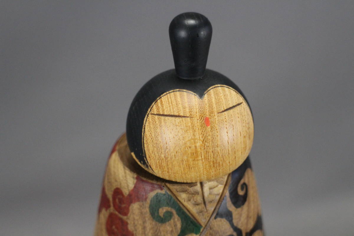 栗林一雪 創作こけし 2点 まとめて / 美品 内閣総理大臣賞 民芸品
