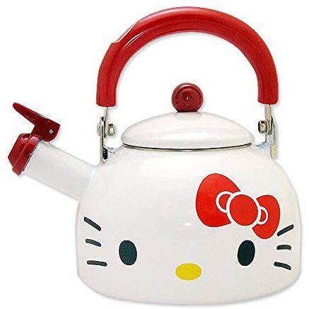 ハローキティケトル ホーロー製 新品未開封 即決 Hello Kitty ケトル