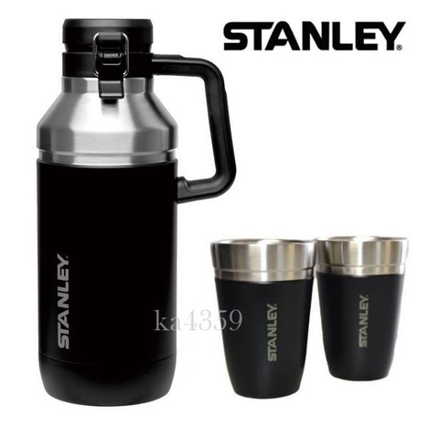 セール STANLEYスタンレー 真空断熱ボトル Go GROWLER グロウラー1.9L & スクーナー2個セット ブラック 水筒/魔法瓶/バキュームボトル(1.0リットル～)｜売買されたオークション情報、yahooの商品情報をア 1.0リットル～