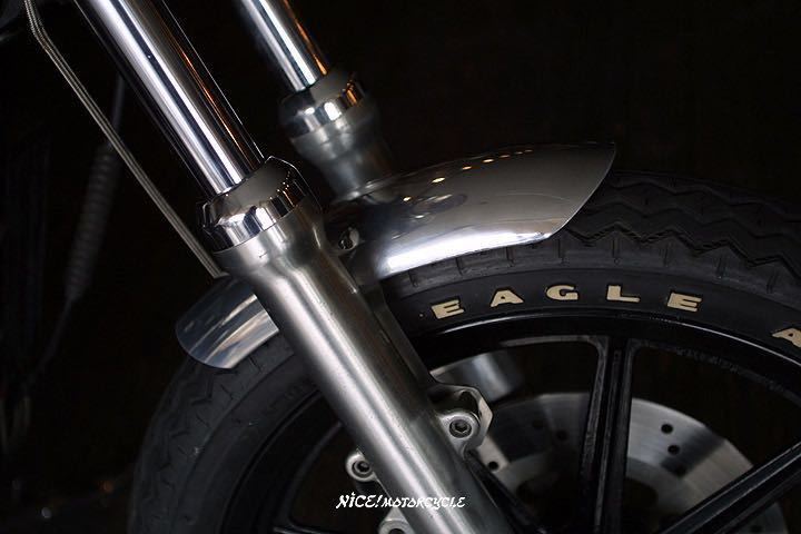 送料無料 ナイスモーターサイクル 39mm ショートフェンダー スポーツスター ダイナ ビンテージ スタビライザー フロント nice motorcycle ナイス！モーターサイクル スポーツスター・ダイナ用 フェンダー NICEモーターサイクルフロントショートフェンダー - メルカリ
