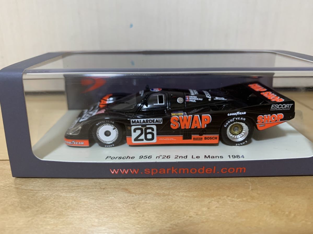 大得価，SALE SPARK 1/43 ポルシェ 956 HAWAIAN TROPIC ルマン 24時間 1984 2位 ゼッケン 26 S4171(レーシングカー)｜売買されたオークション情報、yahooの商品情報をアーカイブ公開 - オークファン レーシングカー
