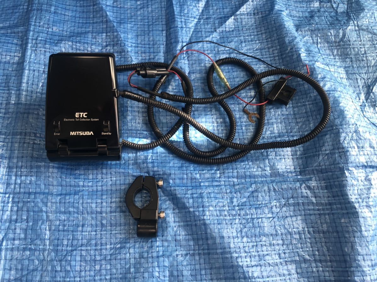 バイク用ETC ミツバ ETC車載器 MSC-BE21 バイク用 MSC-BE21 ETC ステー付