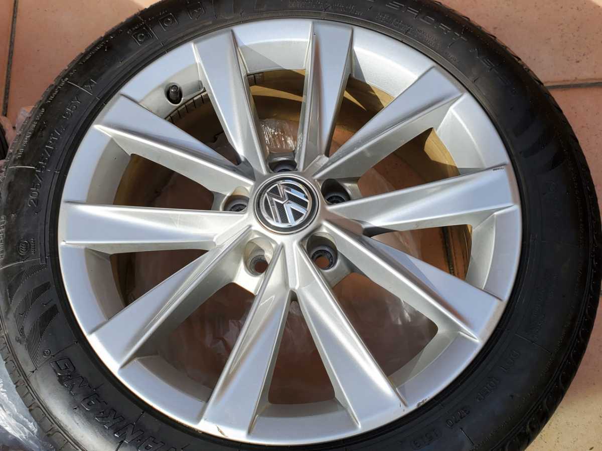 VW純正ホイール 17インチ タイヤ付 4本セット GOLF［ゴルフ］7