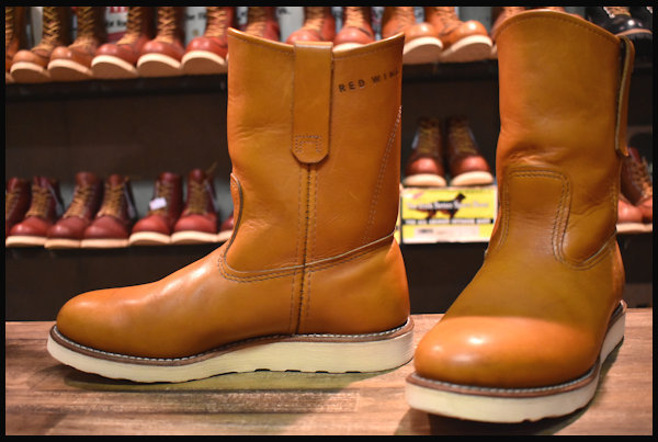 【7E 良品 11年】レッドウィング 9866 ゴールドラセット ペコス ブーツ 茶 redwing pecos HOPESMORE