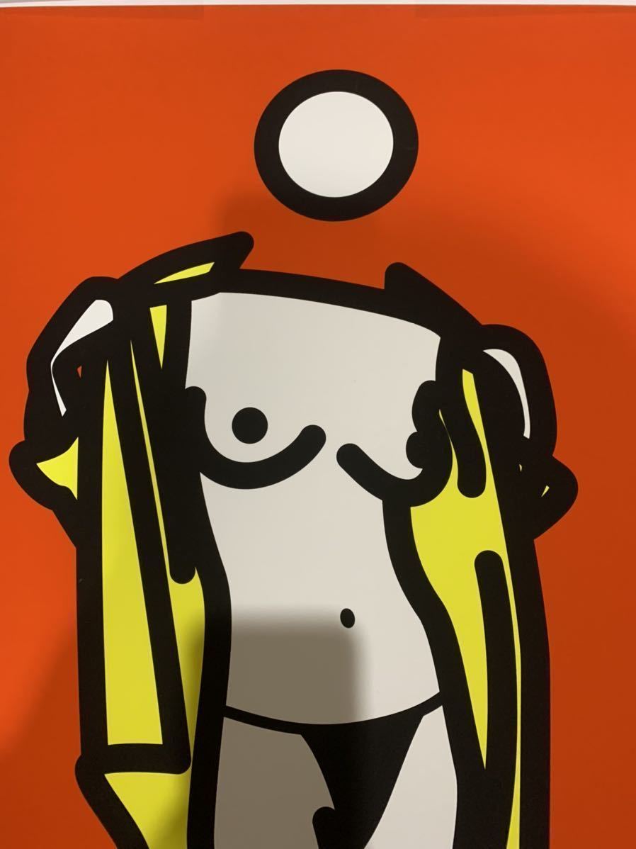 Julian opie ジュリアン オピー シルクスクリーン coa付 Woman taking
