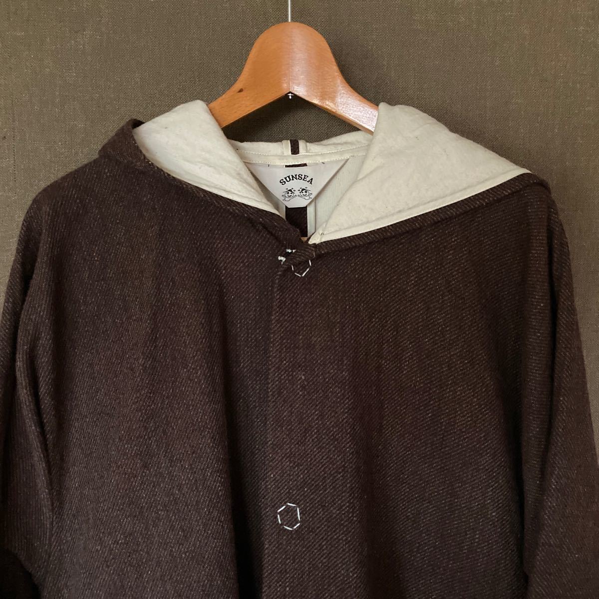 SUNSEA 17aw W-FACE WOOL JEDI COAT ジェダイコート(Mサイズ)｜売買 