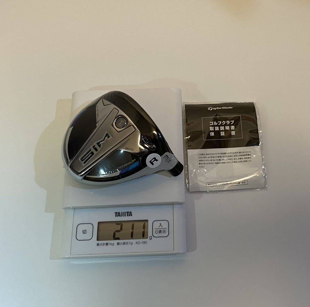 SIM フェアウェイウッド 3W テーラーメイド TaylorMade MAX シム FW 15° 0 テーラーメイドゴルフ ゴルフ ヘッドのみ フェアウェイウッドの試打レビュー 口コミ・評価 max