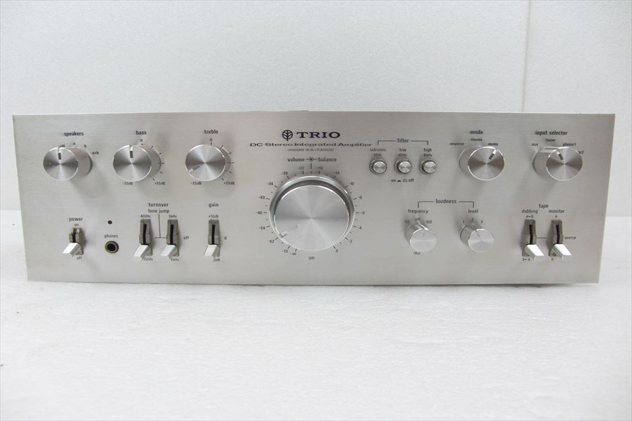 TRIO プリメインアンプ オーディオ機器 トリオ KA-7300D 音響機材
