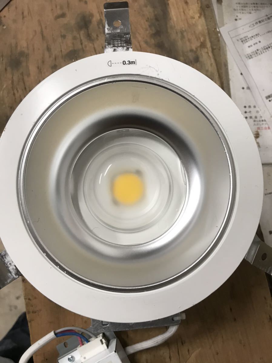 中古4個セットPanasonic LEDダウンライト パナソニック アルミ製 電源