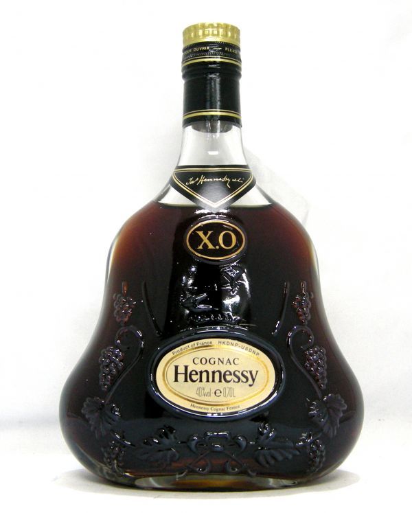 1000円スタート 酒 Hennessy XO ヘネシー クリアボトル 700ml 40% 未開栓 箱付 T811 ヘネシー Hennessy XO 公式関西国際空港 1000ML PARADIS
