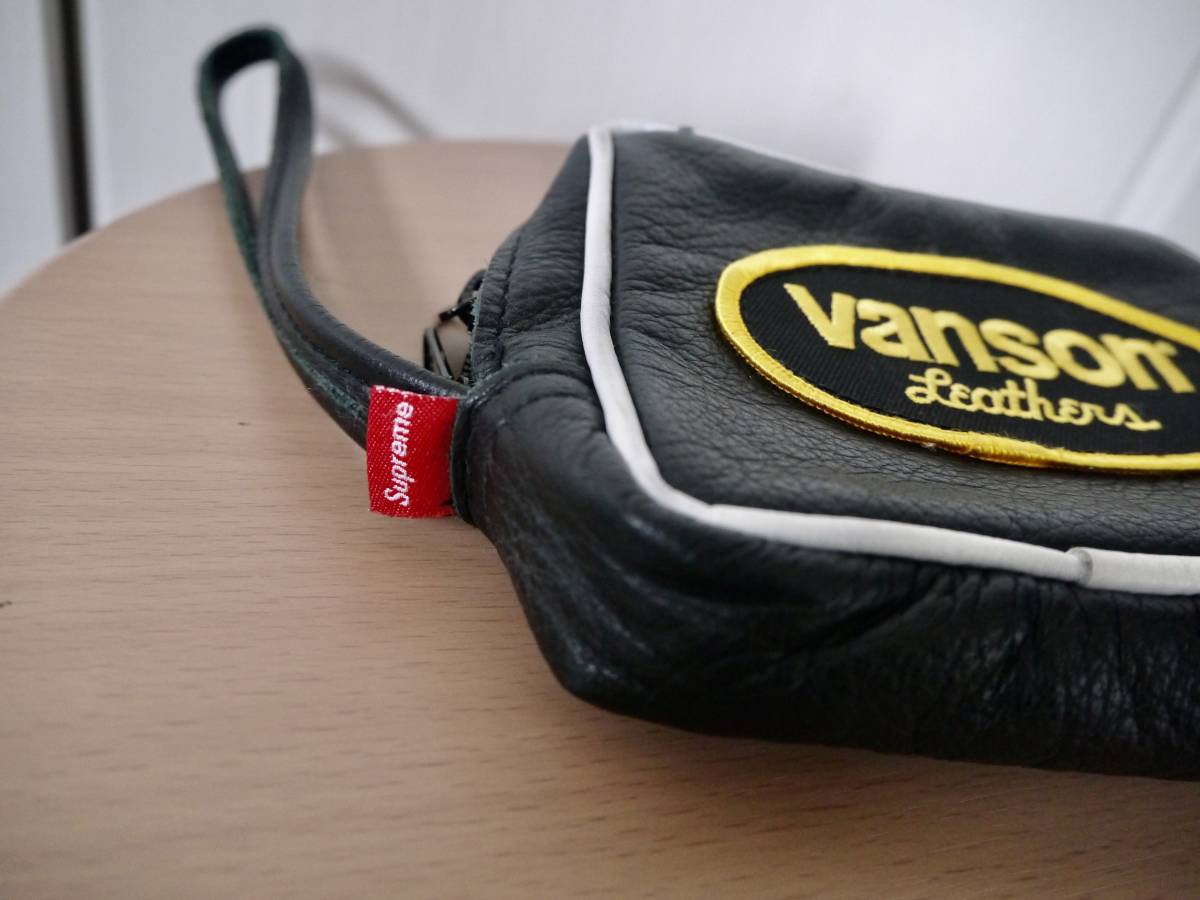 SUPREME × VANSON Leather Wrist Bag 良品 シュプリーム バンソン