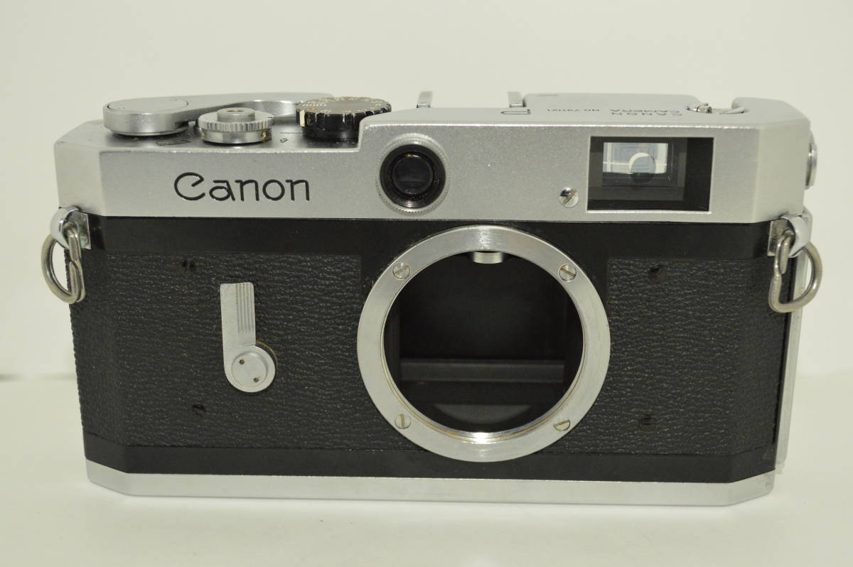 美品 キャノン Canon P レンジファインダー フィルムカメラ 革ケース付き