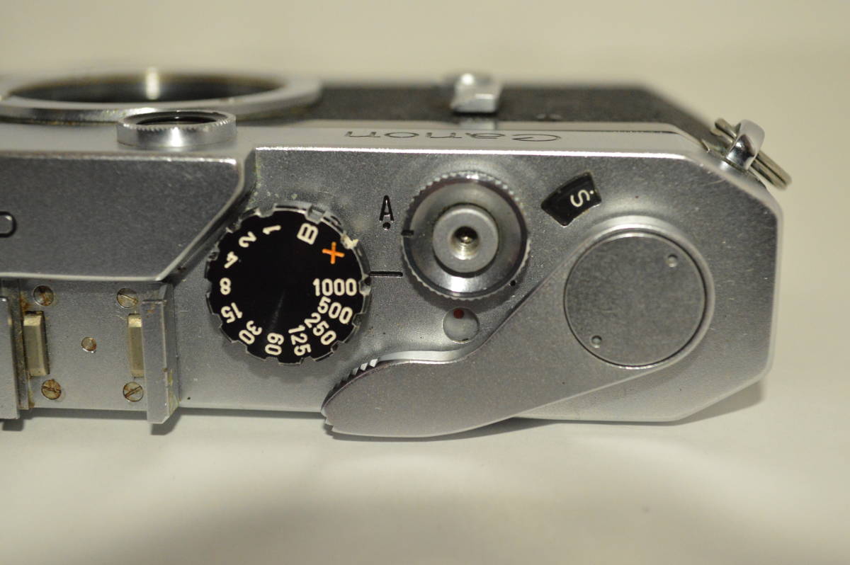 美品 キャノン Canon P レンジファインダー フィルムカメラ 革ケース付き