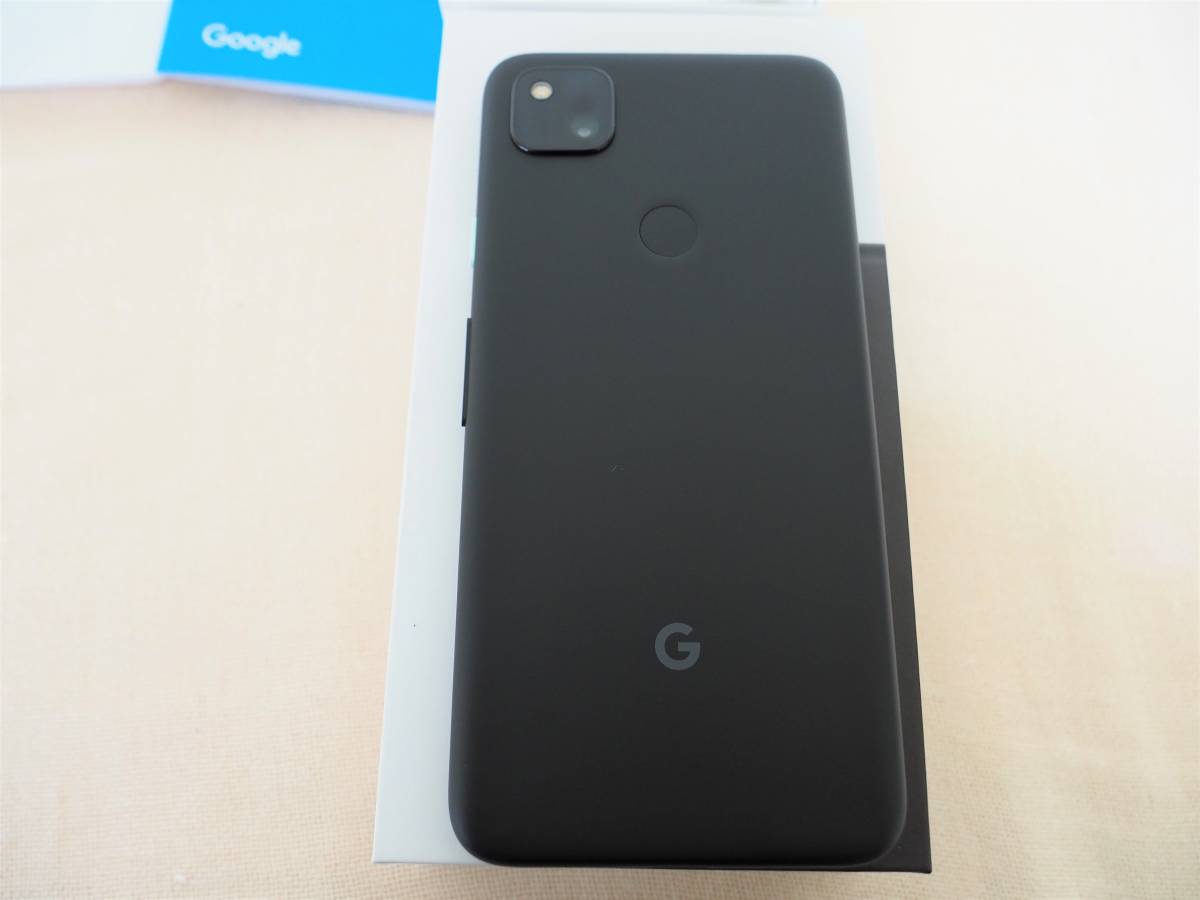 Google Pixel 4a 128GB SIMフリー Just Black Google Store 購入品 美品 送料込 使用期間小　即発送_3