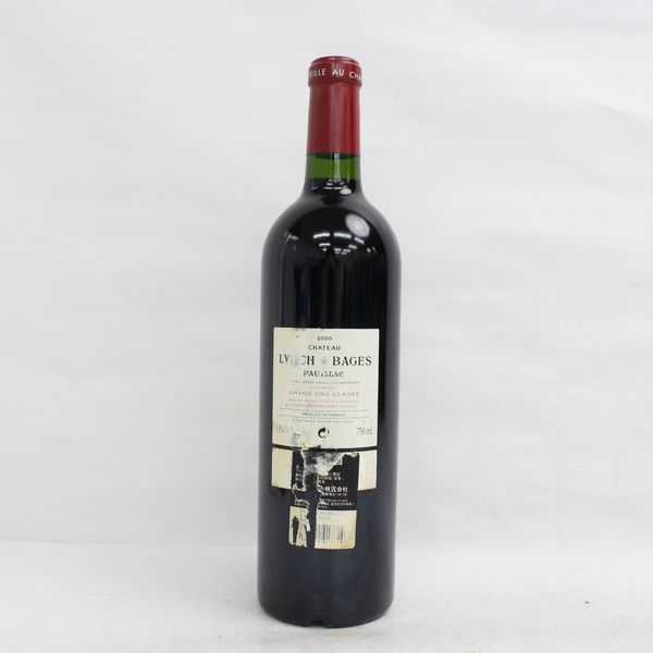 【安い，定番】 ☆CHATEAU LYNCH BAGES（シャトー ランシュ バージュ）2005 13％ 750ml ※ラベル破れ S20K120012