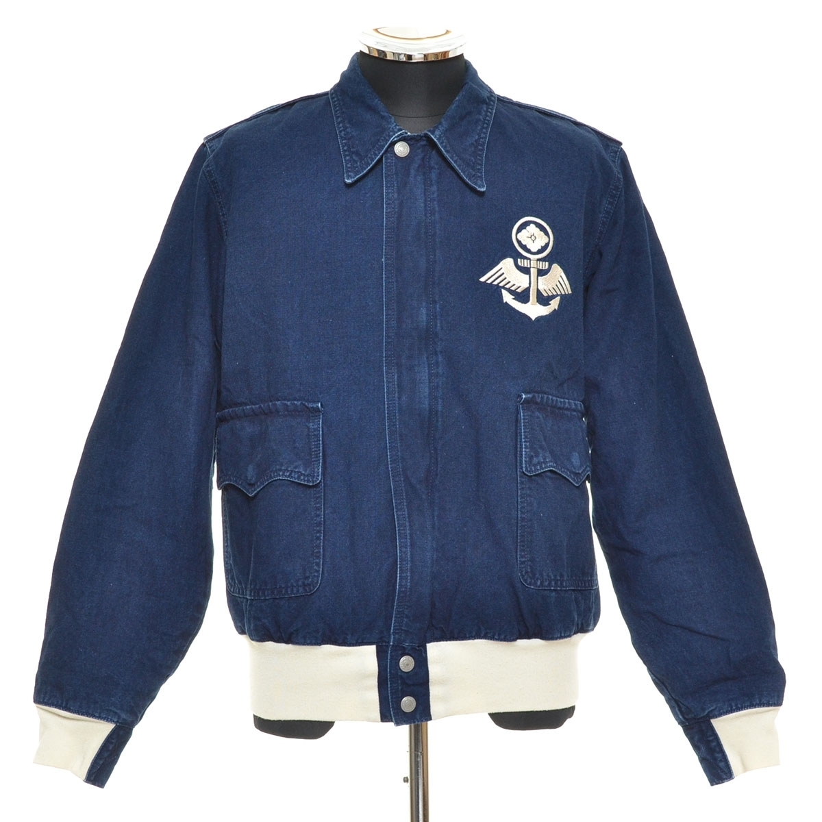 ◇392962 EVISU エヴィス デニムブルゾン ジップアップジャケット 