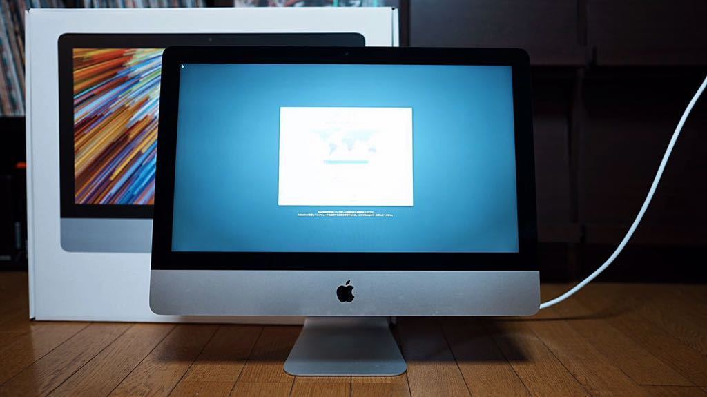 iMac 21.5 inc Core i5 2017 16GB SSD 256 retina4k 初期化 OS