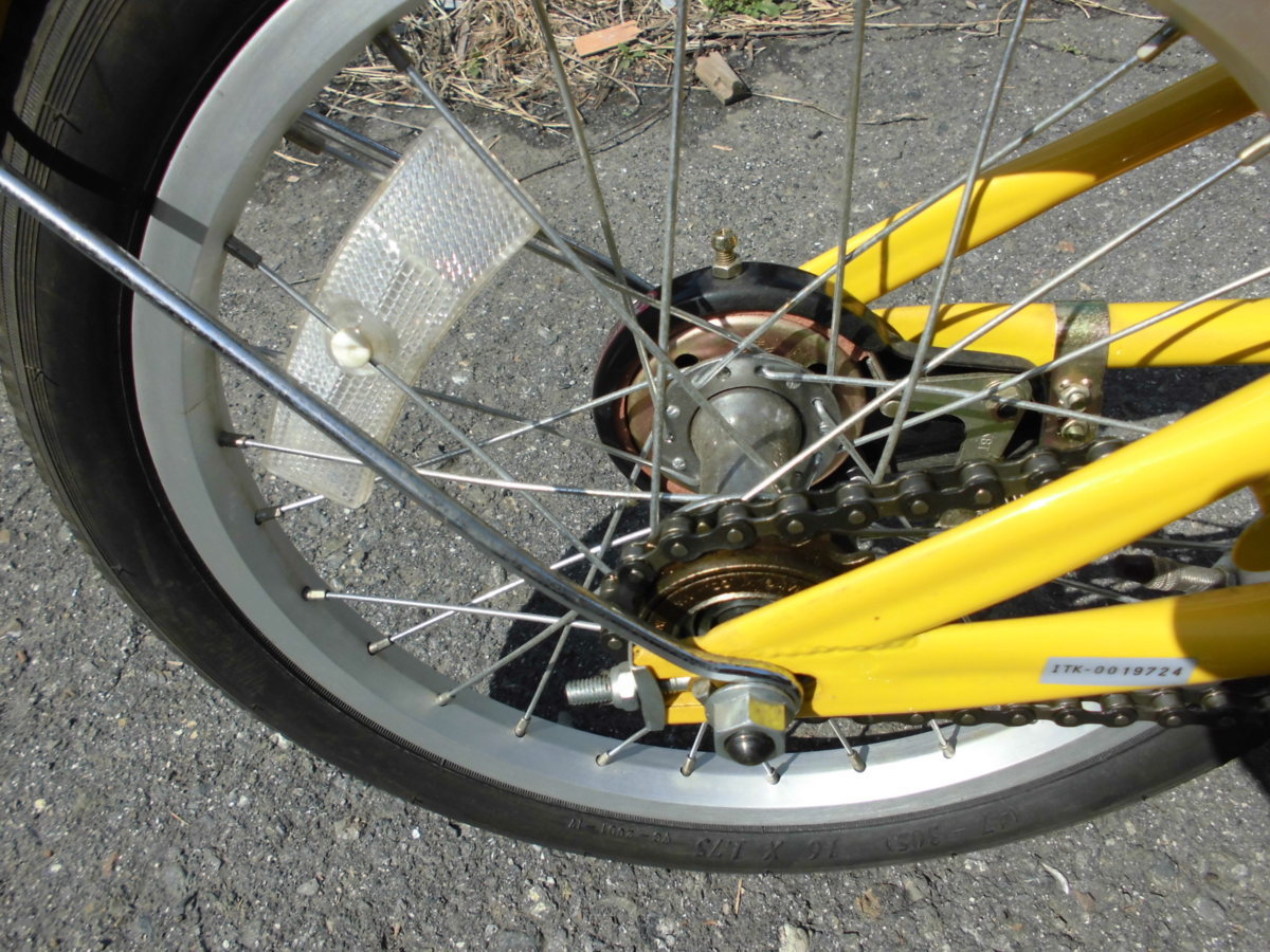 人気，お得 1161☆阪神タイガース仕様 折り畳み自転車 16インチ 希少品 