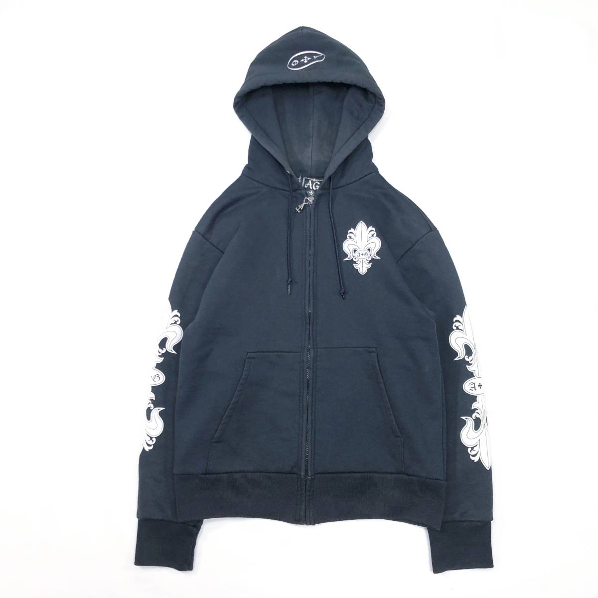 90s USA製 A＆G X CAMBER エーアンドジー キャンバー 全面プリント 裏 