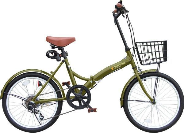 【人気定番，大得価】 見逃せない P-008N折りたたみ自転車 20インチ Shimano 6 Tier Mini Velo カーキ(20インチ～)｜売買されたオークション情報、yahooの商品情報をアーカイブ公開 - オークファン 20インチ～