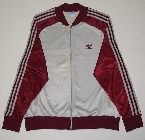 80's USA製 adidas ビンテージジャージ ATP 所ジョージ ツートン レア