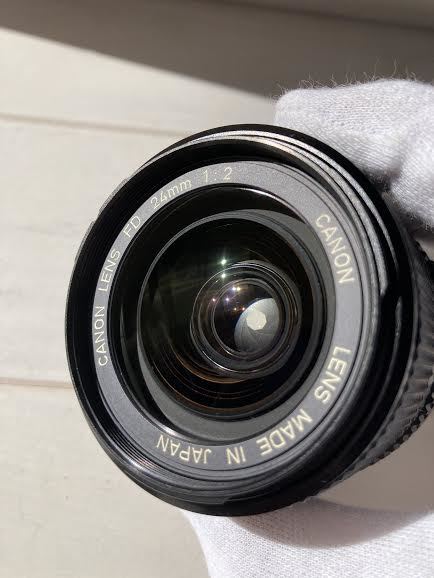 ★稀少＆美品★Canon キヤノン New FD 24mm F2.0 Canon NEW FD 24mm F2.0 キャノン レンズ FD 24㎜ f2 レア良品 24mm FD