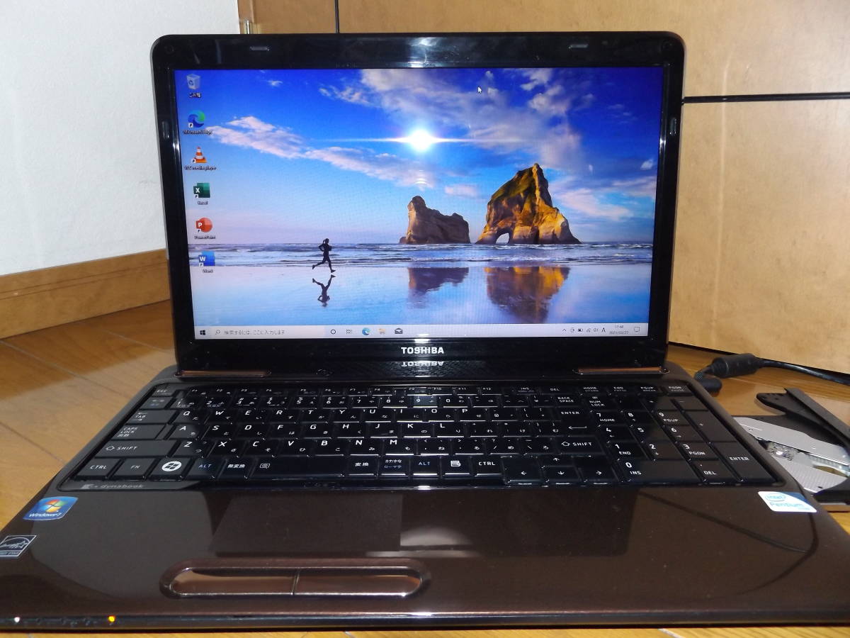東芝 T350/34BCS☆稀色（ブラウン）☆新品SSD240GB☆メモリ4GB☆Pentium＠2.13GHz☆DVDスーパーマルチ☆Office2019☆Ver 20H2 