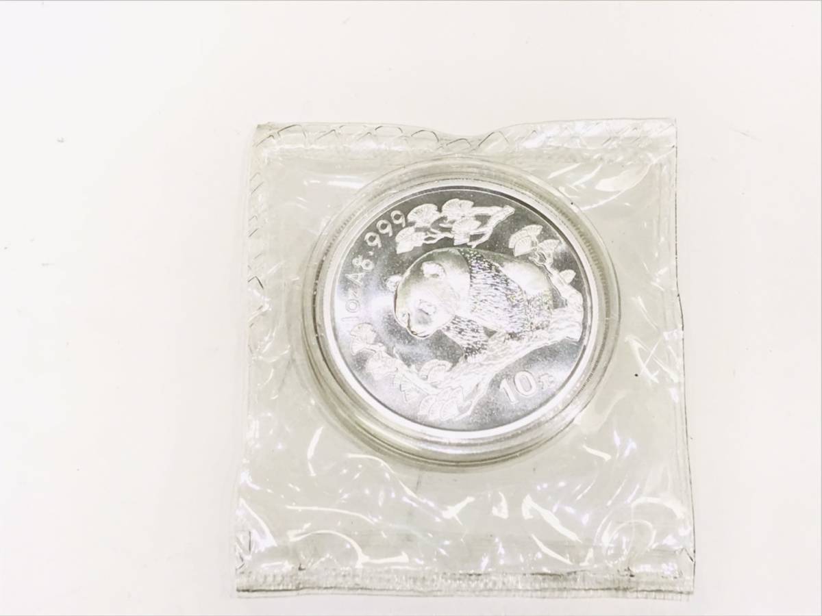 B3186☆中国 パンダ 銀貨 10元 純銀 シルバー 31.3g