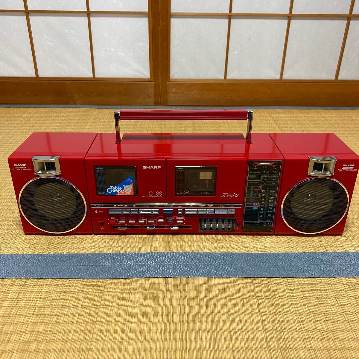 Yahoo!オークション SHARP 昭和レトロ 「sharp - QT88 qt ダブル 