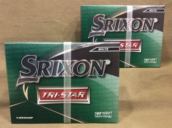 格安，HOT BC-889 DUNLOP ダンロップ スリクソン TRI-STAR ゴルフボール ホワイト 2ダース まとめて トライスター(2ダース)｜売買されたオークション情報、yahooの商品情報をアーカイブ公開 - オークファン ボール