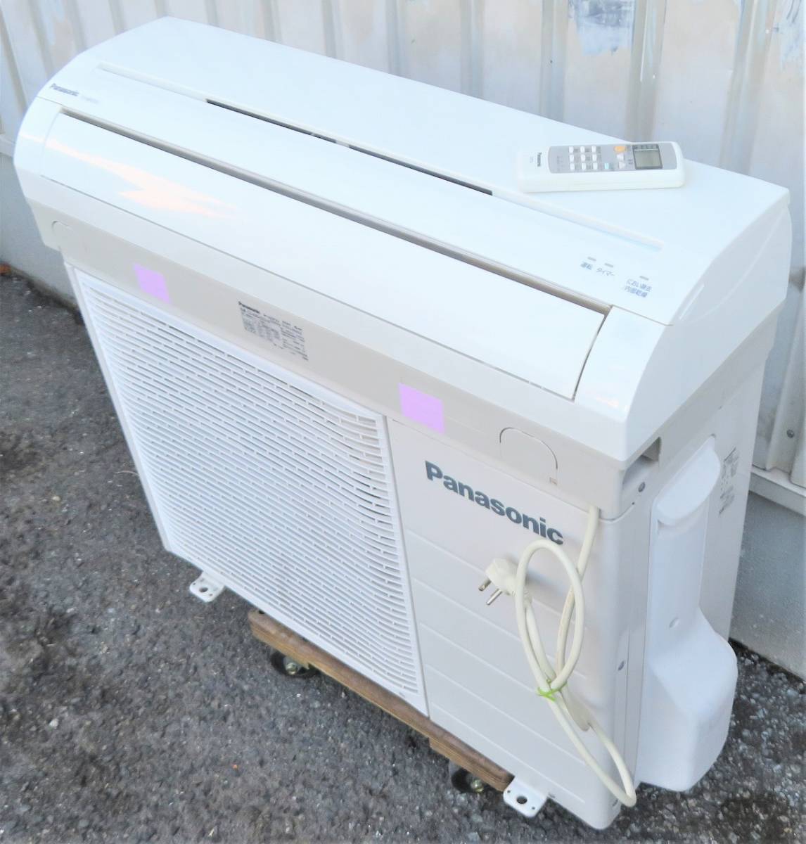 Panasonic《壁掛けルームエアコン》CS-40KH2E6-W 14～16畳 09年 d 14～