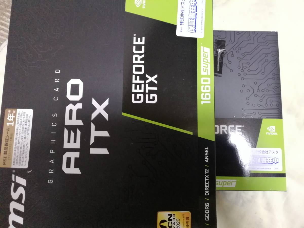 MSI GeForce GTX 1660 SUPER AERO ITX OC 2台 GTX 0 GeForce PC