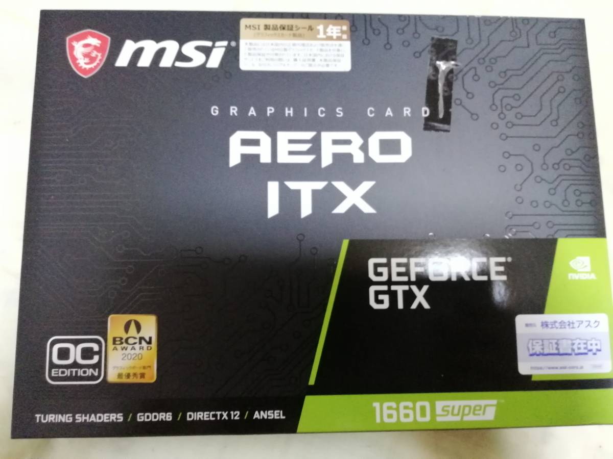 MSI GeForce GTX 1660 SUPER AERO ITX OC 2台 GTX 0 GeForce PC