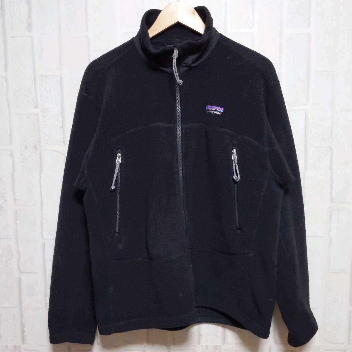  パタゴニア フリースジャケット ブラック 刺繍ロゴ(Mサイズ)｜売買されたオークション情報、yahooの商品情報をアーカイブ公開 - オークファン 男性用