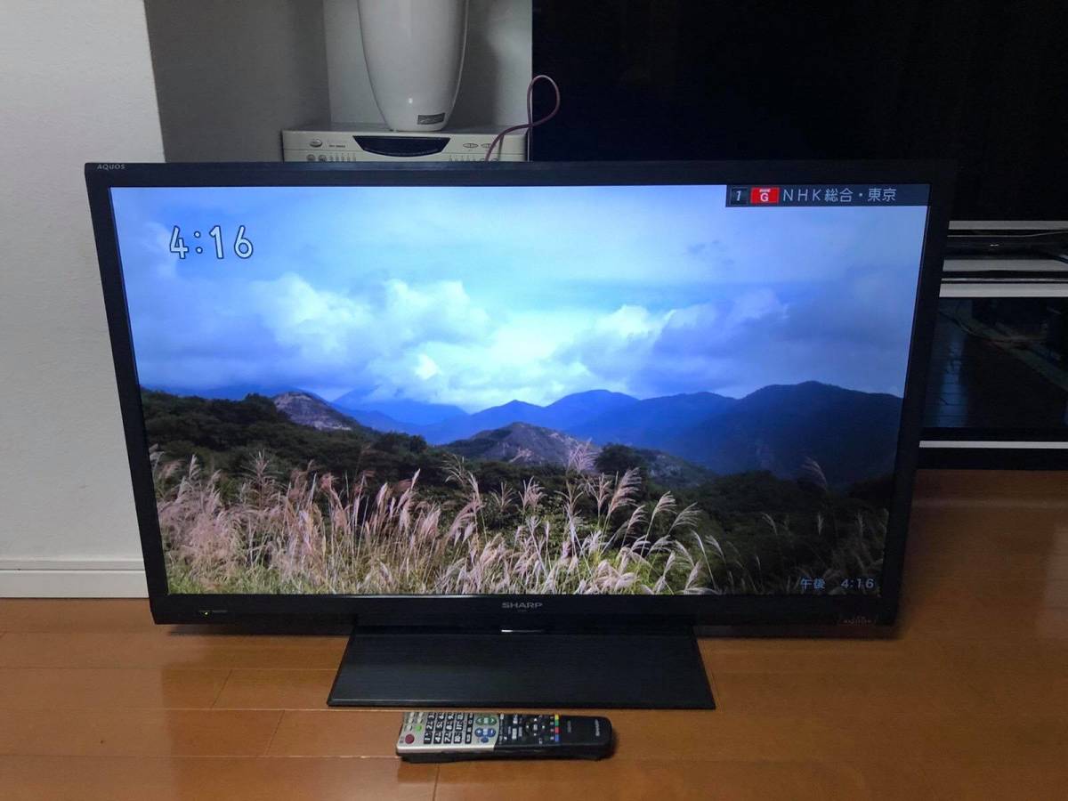 SHARP LC-40H7 液晶カラーテレビ リモコン付 40V型 シャープ 2012年製 