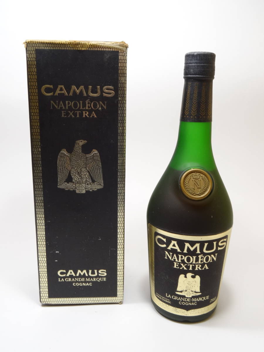  CAMUS NAPOLEON EXTRA カミュ ナポレオン エクストラ 700ml 40％ コニャック ブランデー 古酒 箱付き(カミュ)｜売買されたオークション情報、yahooの商品情報をアーカイブ公開 - オークファン コニャック