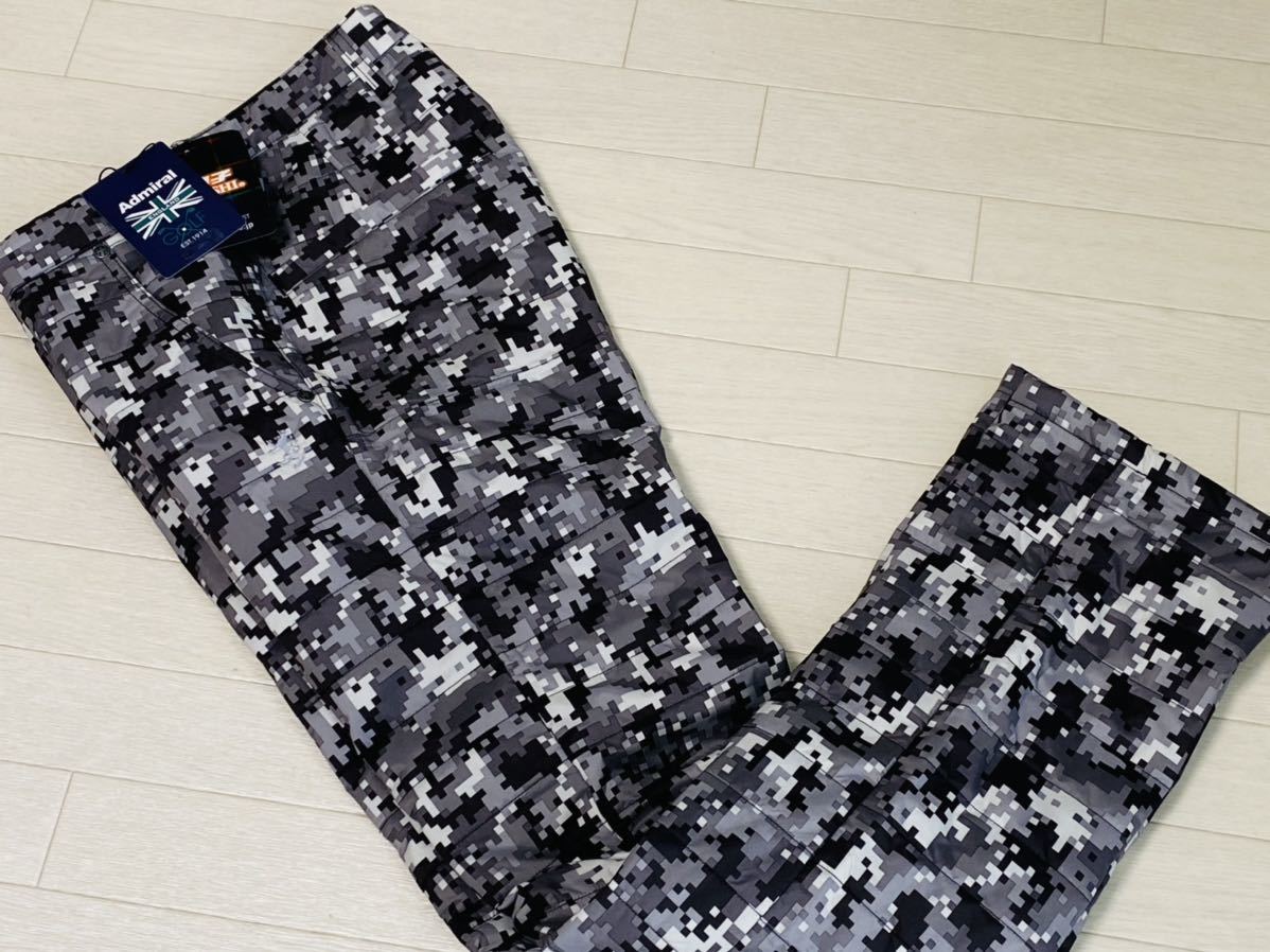  アドミラル ゴルフ CAMO＆UNIONJACK キルト 中綿入り ストレッチパンツ/グレー/w84-88(86cm～)｜売買されたオークション情報、yahooの商品情報をアーカイブ公開 - オークファン パンツ、スラックス