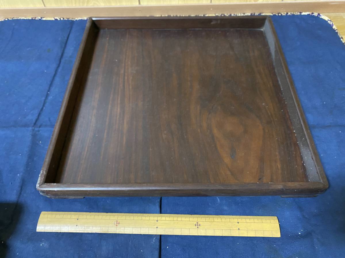 煎茶盆 煎茶道具 唐木 天然木 時代物 煎茶 盆の中古品・新品・未使用