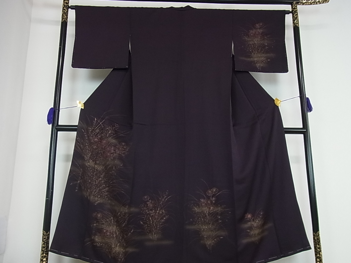 花美人■訪問着 枝菊 金彩 逸品 未使用 zy797 SMYCKA IKEA - 正絹 逸品 Fitness