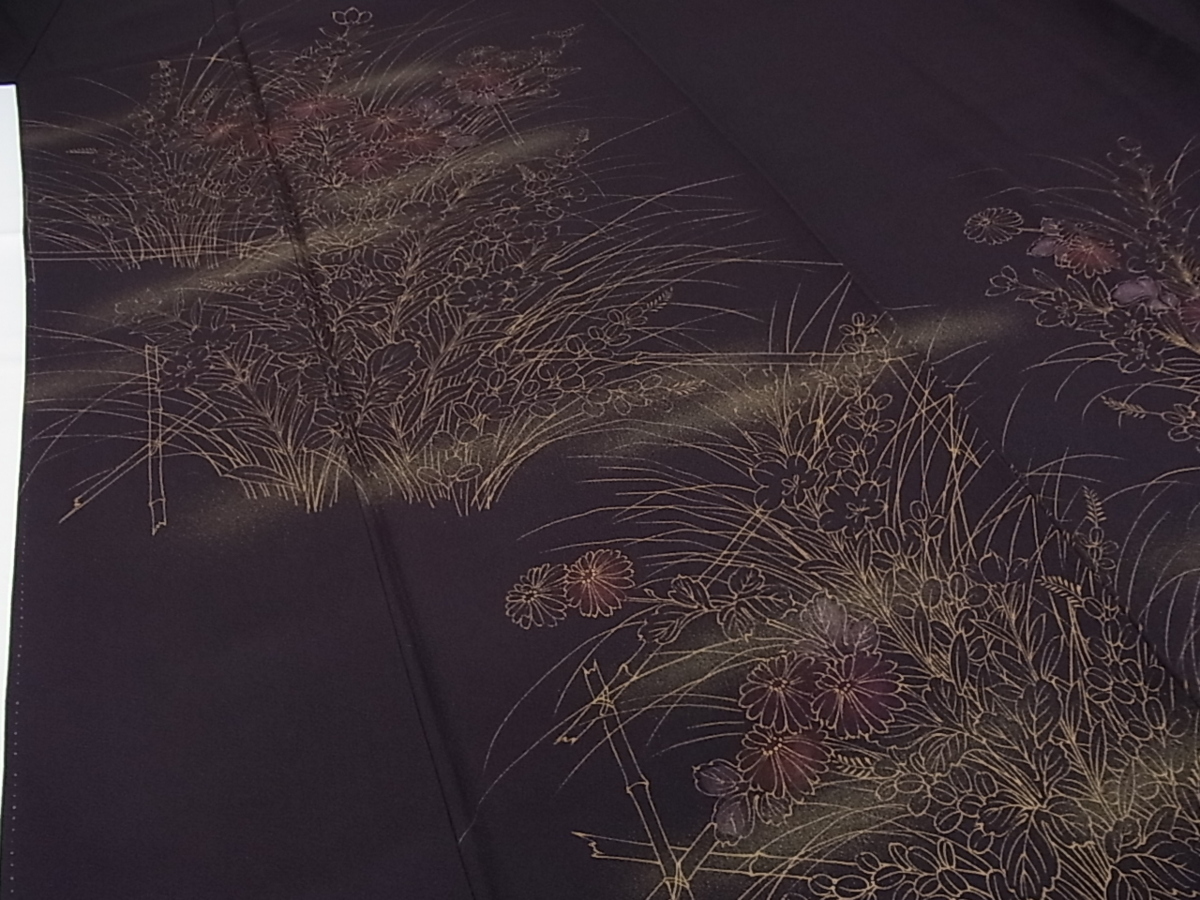 花美人■訪問着 枝菊 金彩 逸品 未使用 zy797 SMYCKA IKEA - 正絹 逸品 Fitness