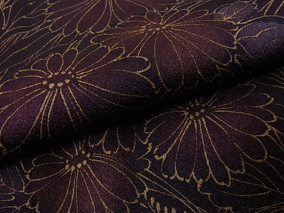 花美人■訪問着 枝菊 金彩 逸品 未使用 zy797 SMYCKA IKEA - 正絹 逸品 Fitness